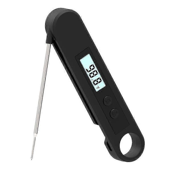 Hurtigavlesende Termometer Superraskt Digitalt Elektronisk Mattermometer Koketermometer Grillkjøtttermometer Med Sammenleggbar Intern Sonde For