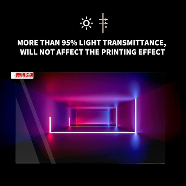 10 stk skjermbeskytter for LCD-harpiks 3D-skriver, skjermbeskyttende film for Photon Mono 4K 6,23 tommer monokrom