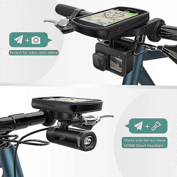 GPS-montering til forreste montering kompatibel med Garmin Edge GPS-cykel