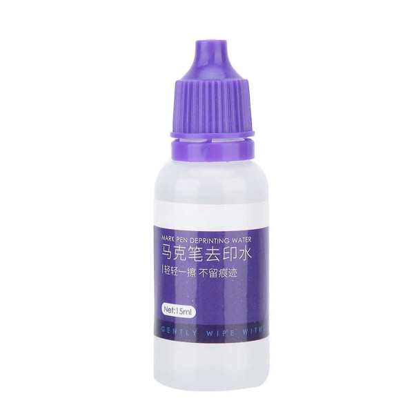 15 ml Mark Pen Mark Removal Erasing Liquid Marker Tool Eraser Cleanser Accessory