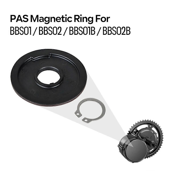 PAS Magnetisk Ring for Midtmotor BBS01 BBS02 BBS01B BBS02B Motorassistent Magnetring Reservedel