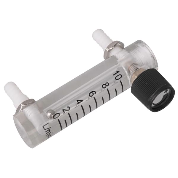 2 x LZQ-3 0-10 LPM Flowmeter Gas Akryl Flowmeter Måleværktøjer