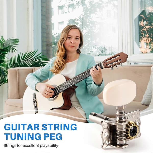 6 stk. Akustisk Guitarstreng Tuning Peg Tuner