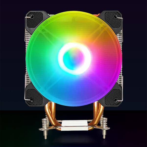 CPU Køling ARGB Lydløs 4 Varmerør Multi-platform Computer CPU Fan Kølelegeme