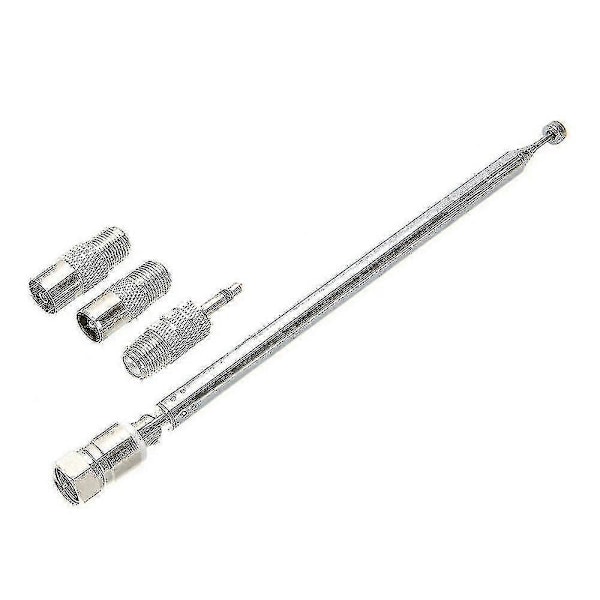 FM Radio Antenne 75 Ohm F Type Hannplugg - Teleskopisk Design
