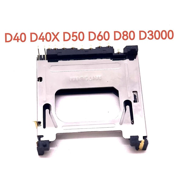 SD-hukommelseskort-holder til D40 D40x D50 D60 D80 D3000 SLR Digitalkamera Reparationsdel