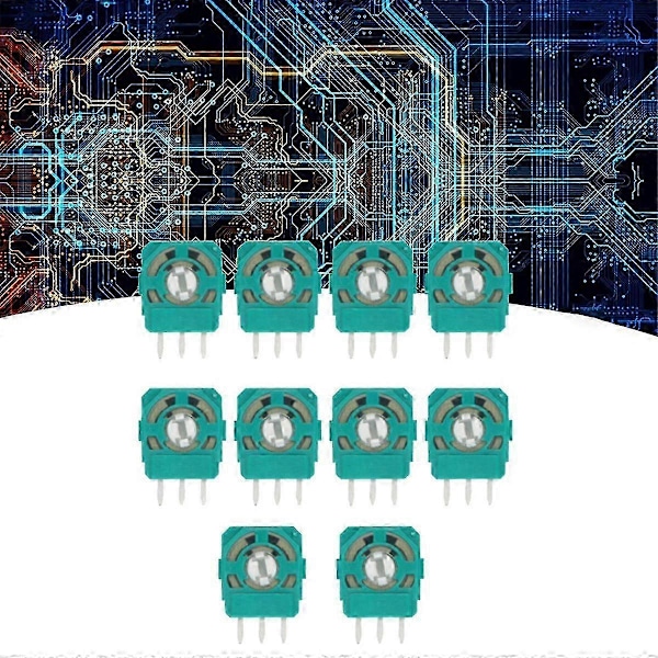50 st Joystick-potentiometrar Sensor Kit 10Kohm kompatibel med XBOXONE-kontroll 3D Tummepinne Axlar Resistorer
