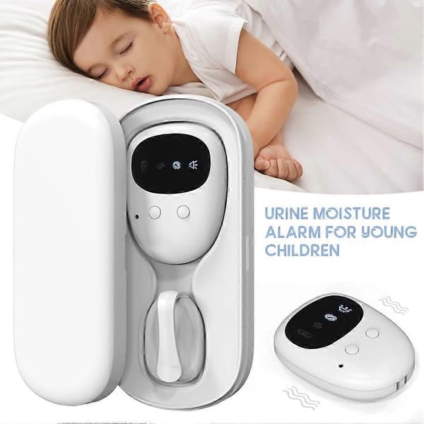 Split Bedwetting Alarm med Lyd Vibrasjon Lett Potte Påminnelse for Gutter Jenter Barn
