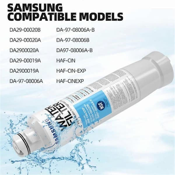 3-pak køleskabs vandfilter til Samsung DA2900020B kvalitet