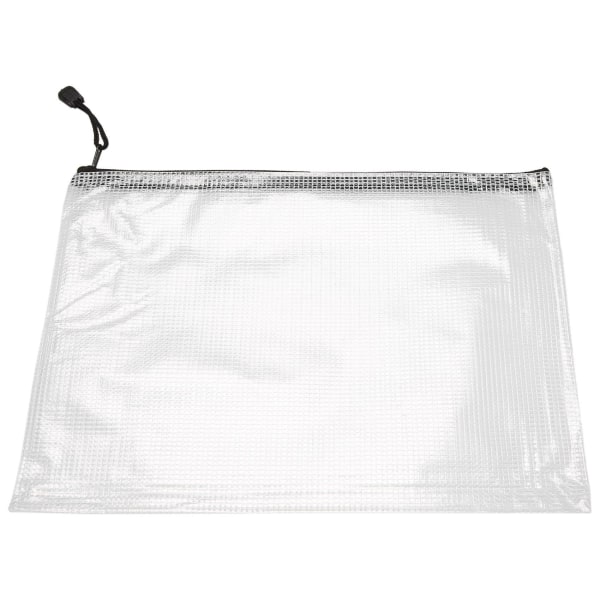 12 Pcs Zipper File Bag A4 Zipper Mesh Bag Board Game Storage Bag Pvc File Bag Office Supplies Stora