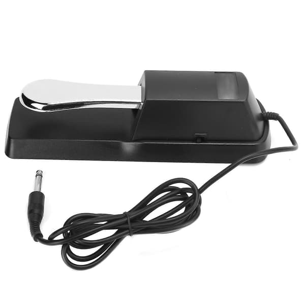 Elektronisk Orgelpedal Universal Pianostøttepedal Musikalsk Instrument Tilbehør Sort