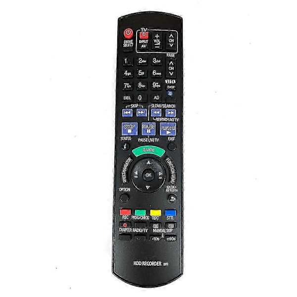 Fjärrkontroll för Panasonic HDD DVD-inspelare