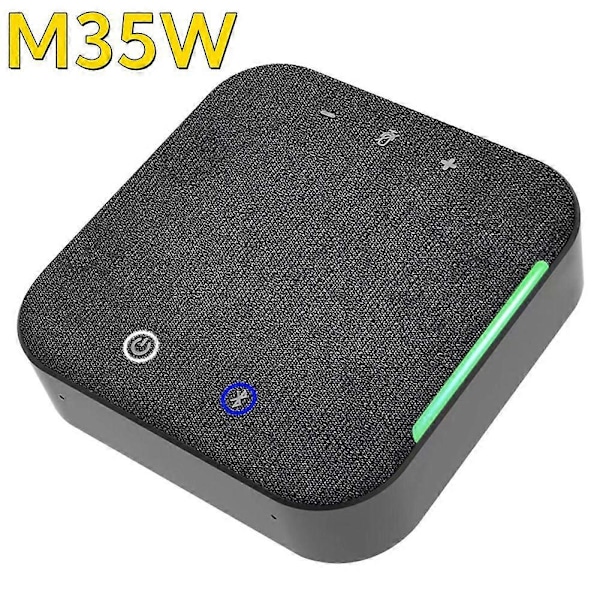 Omnidirektionell Trådlös Videokonferens Högtalartelefon USB Bluetooth Mikrofon för PC L
