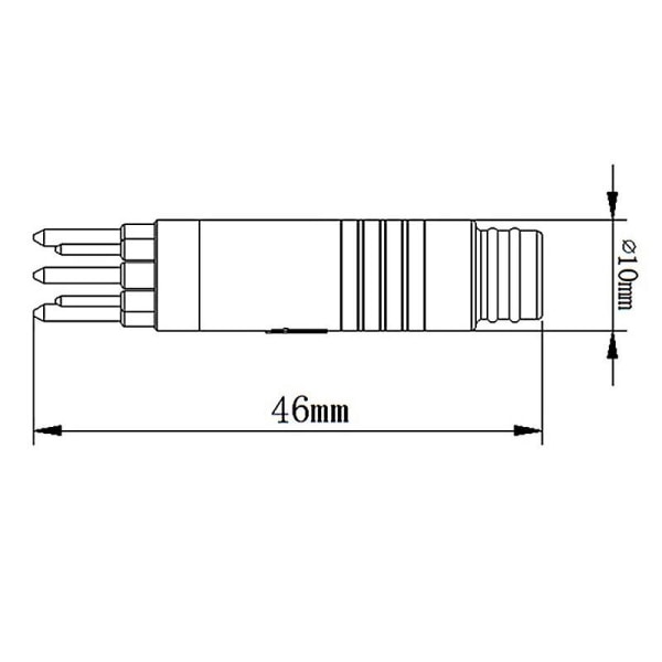 1 stk 60 cm E-sykkel 9-pins Motor Konverteringsforlengelseskabel Vanntett Kontakt Kompatibel med Bafang Forhjul/Bakhjul Navmotorer