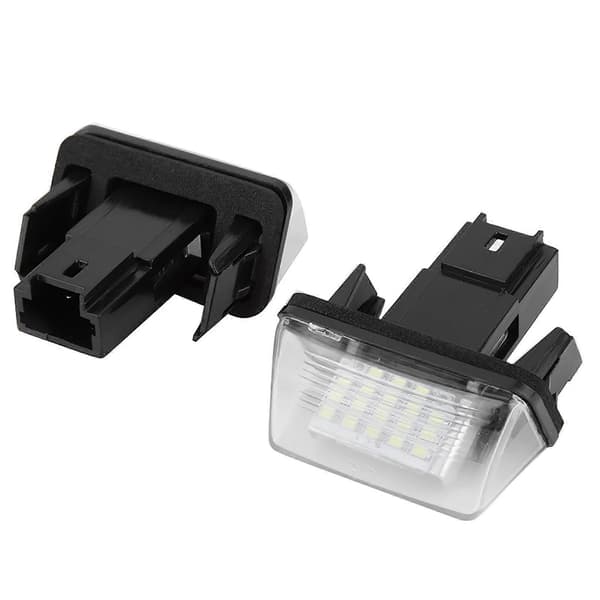 2 stk. 18 LED Venstre & Højre Nummerpladelys Lampe til Citroen C3 2002-2009