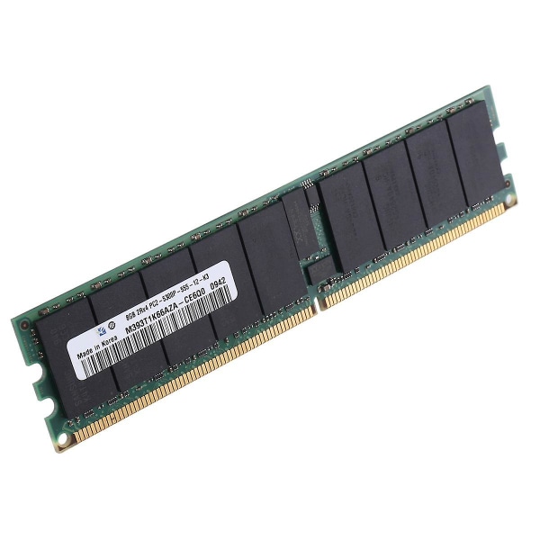 DDR2 8GB 667MHz RECC RAM + Kylväst PC2 5300P 2RX4 REG ECC Serverminne RAM för Arbetsstationer