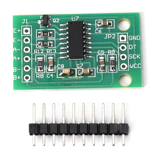 5 stk. HX711 Dobbel Kanal 24 Bit Vektsensor Høy Nøyaktighet Trykksensor Modul Tilbehør YEMAA