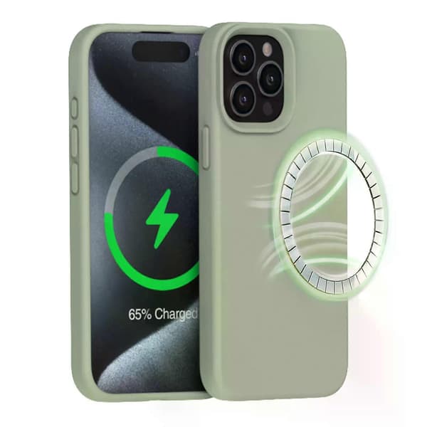 UUSI Silikonikotelo MagSafella iPhone 15 -puhelimelle