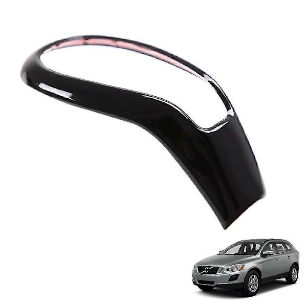 Blank Svart Växelspaksknopp Skydd Trim För Volvo Xc60 V40 V60
