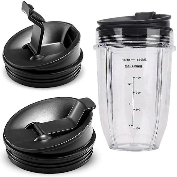 Ersättningsmugg för Blender, Blender Ersättningsdelar, Blender Muggar (18Oz/530Ml)