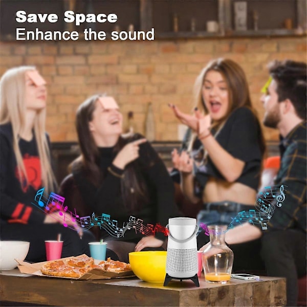 Bordstativ for SoundLink Revolve+ Bærbar Bluetooth-høyttaler, Akryl Bordhøyttalerstativ Skrivebordsdisplaystativ, A