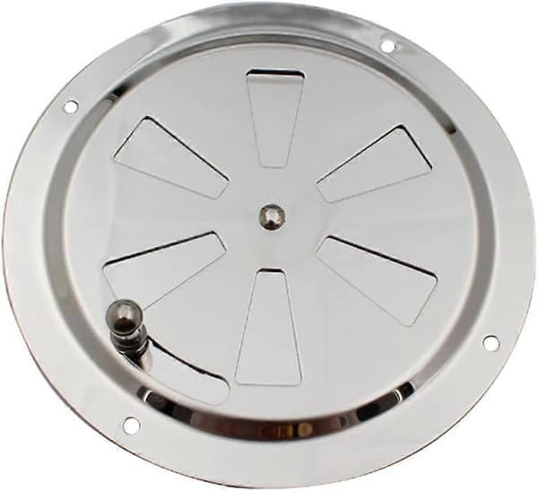 Rund Ventilationsrist, Justerbar Ventilationsåbning Rustfrit Stål Ventilationsventil