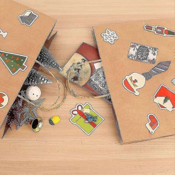 Weifeng Presentpåsar, 20 st Papperspåsar, Pappersfestpåsar med Handtag, Brunt Papper