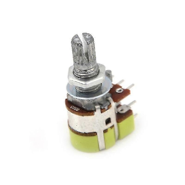 B50k 50k Ohm Dubbel Linjär Potentiometer Volymkontroll Brytare