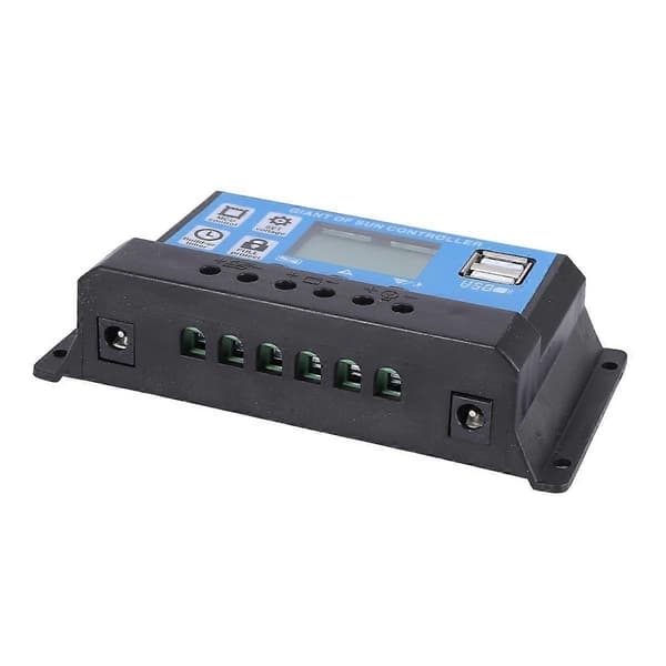 30W 12V Solpanel Batteriladdare + 40A Styrenhet för Husbil, Bil, Båt, Hem, Camping