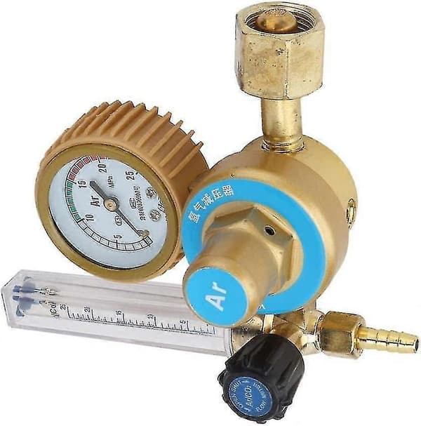 Argon CO2 Flow Meter Regulator, Tryk Måler 0~25mpa, Universal Argon CO2 Svejseregulering Trykreducer