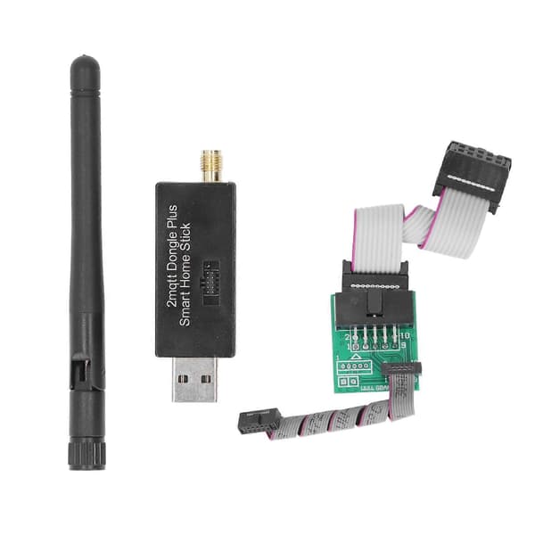 Wifi Dongle Bluetooth 5.0 Stabil Sikkert Signal ESD Beskyttelse 5dBi Gain Trådløs Netværksadapter CC2652P med Programmeringsledning YEMAA