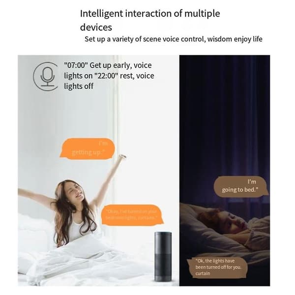 WIFI Smart Life Väggströmbrytare Tryckknapp Interruptor Väggströmbrytare 4-vägs 120V