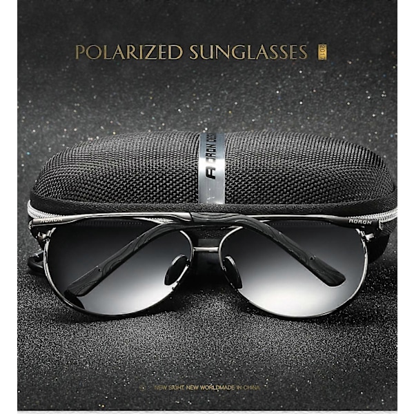 SBSG Klassiska Pilotglasögon för Män Kvinnor Körning Solglasögon Polariserade Linser 100% UV-skydd