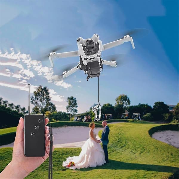 Drone System Airdrop Luftnedkastningssystem Til Vielsesring Fiskekrog Livredning Til Mini 3 Pro/mini 4 Pro/ 3