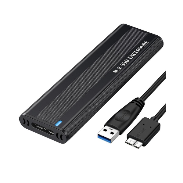 M2 SSD-kotelo NGFF 5 Gbps SATA-protokolla M.2 USB 3.1 Gen1 SSD-sovitin NGFF SATA SSD-levylle M.2