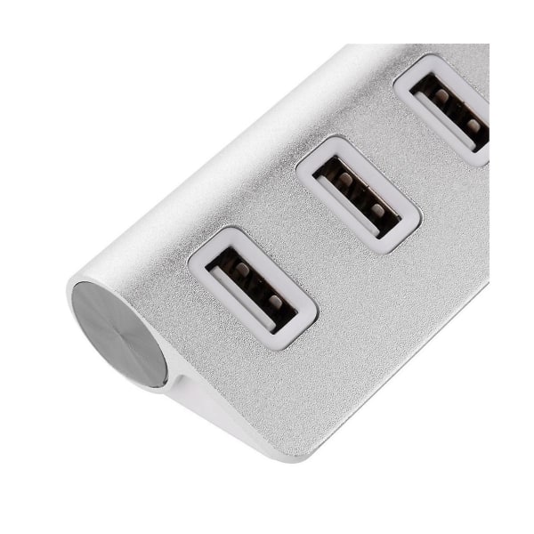 Mini 4-portars USB 2.0-hubb Splitter Höghastighetsströmadapter USB-splitter för bärbar dator stationär dator