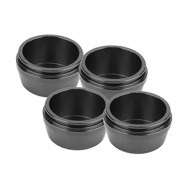 4 st 56 mm/2,2 tum Universal Hjulnavslock Hjulnavslock Aluminium Modifierad Del (Svart)