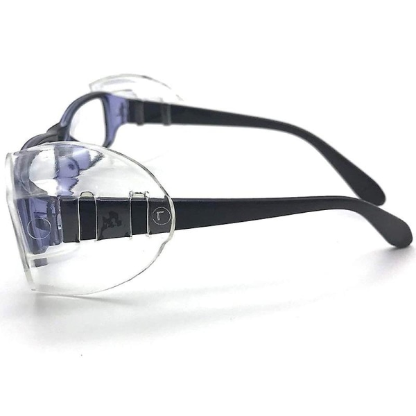8 par vernebriller, sideskjold, klar sideskjold for vernebriller - Passer de fleste briller (M-L)