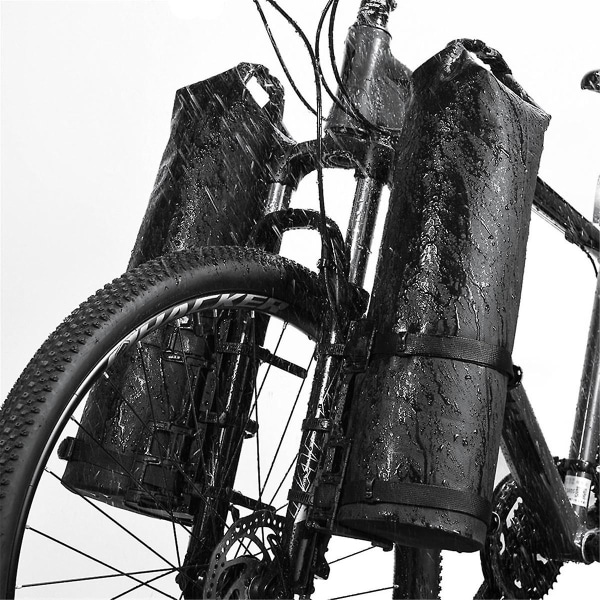 1 stk Bærbar vandtæt cykelgaffeltaske monteringssæde Elektrisk scootertaske Mount Base Cykel Fron