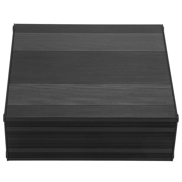 DIY Elektronisk Projekt Kabinet - Sort Aluminium Splitboks