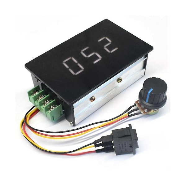 DC 6-60v 12v 24v 36v 48v 20A DC Motor Hastighetskontroller Regulator Motor Hastighetskontroller Fremover-revers