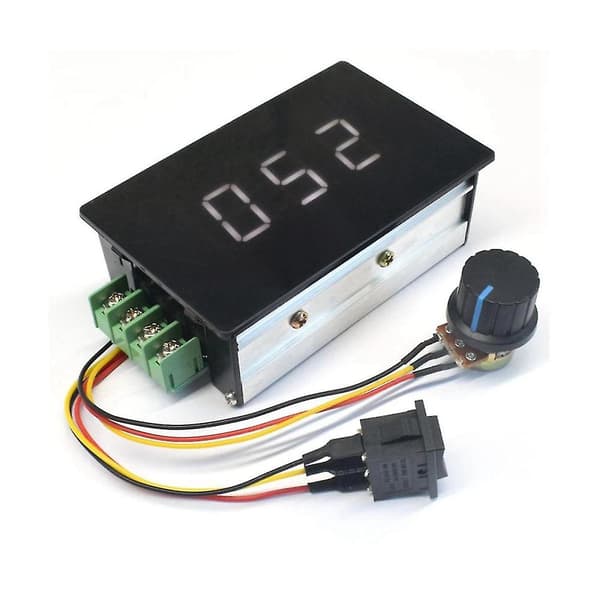 DC 6-60V 12V 24V 36V 48V 20A DC Motorvarvtalsregulator Motorvarvtalsregulator Framåt-bakåt