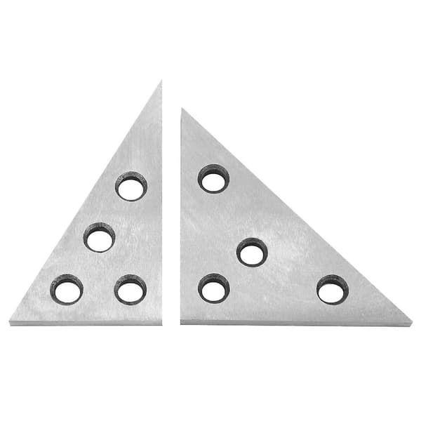 2 st Vinkelblockset 30-60-90 &amp; 45-45-90 Graders Precisionsmaskinmätverktyg
