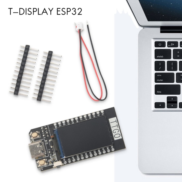 T-skjerm Esp32 Wifi og Bluetooth-modulutviklingskort for 1,14 tommers LCD