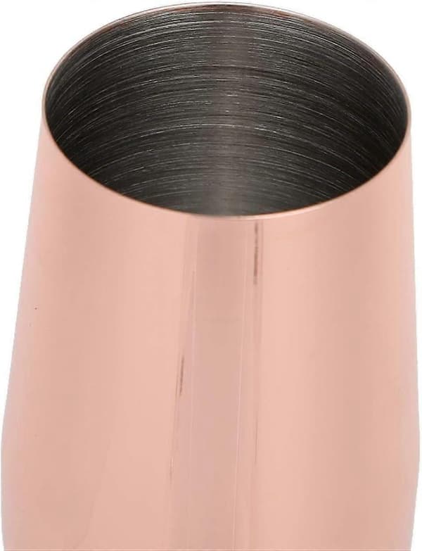 Champagneglass Rustfritt Stål Vinglass Gjenbrukbart Beger Bryllupsgave, Jubileum (Rose Gull)