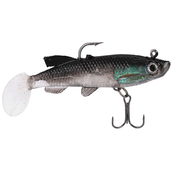 10 st/paket Mjukbete 8cm 14g Wobblers Konstgjort Bete Fiskebeten Havsaborre Karpfiske Blyfisk