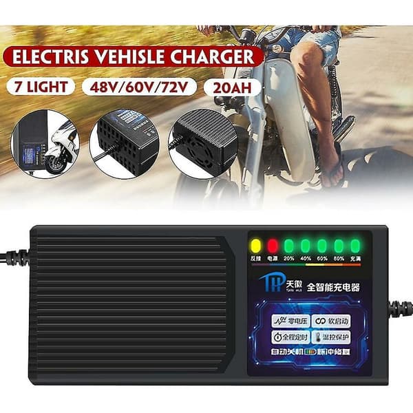 OEM 48V 20Ah oplader til elbiler – beskyttelse mod strømlækage