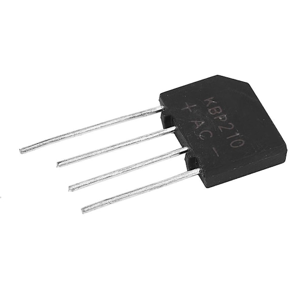 KBP210 Diodebro 2A 1000V Likretter for Elektronisk Krets (10 stk)