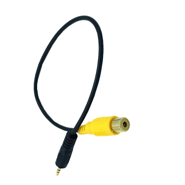 Rca til 2,5 mm AV-in-kabel, bilens ryggekamera til GPS 2,5 mm 0.