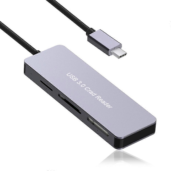Multifunktionell Typ-C-kortläsare MS/CF/TF/SD-kortläsare Multi-i-ett 3.0-kortläsare